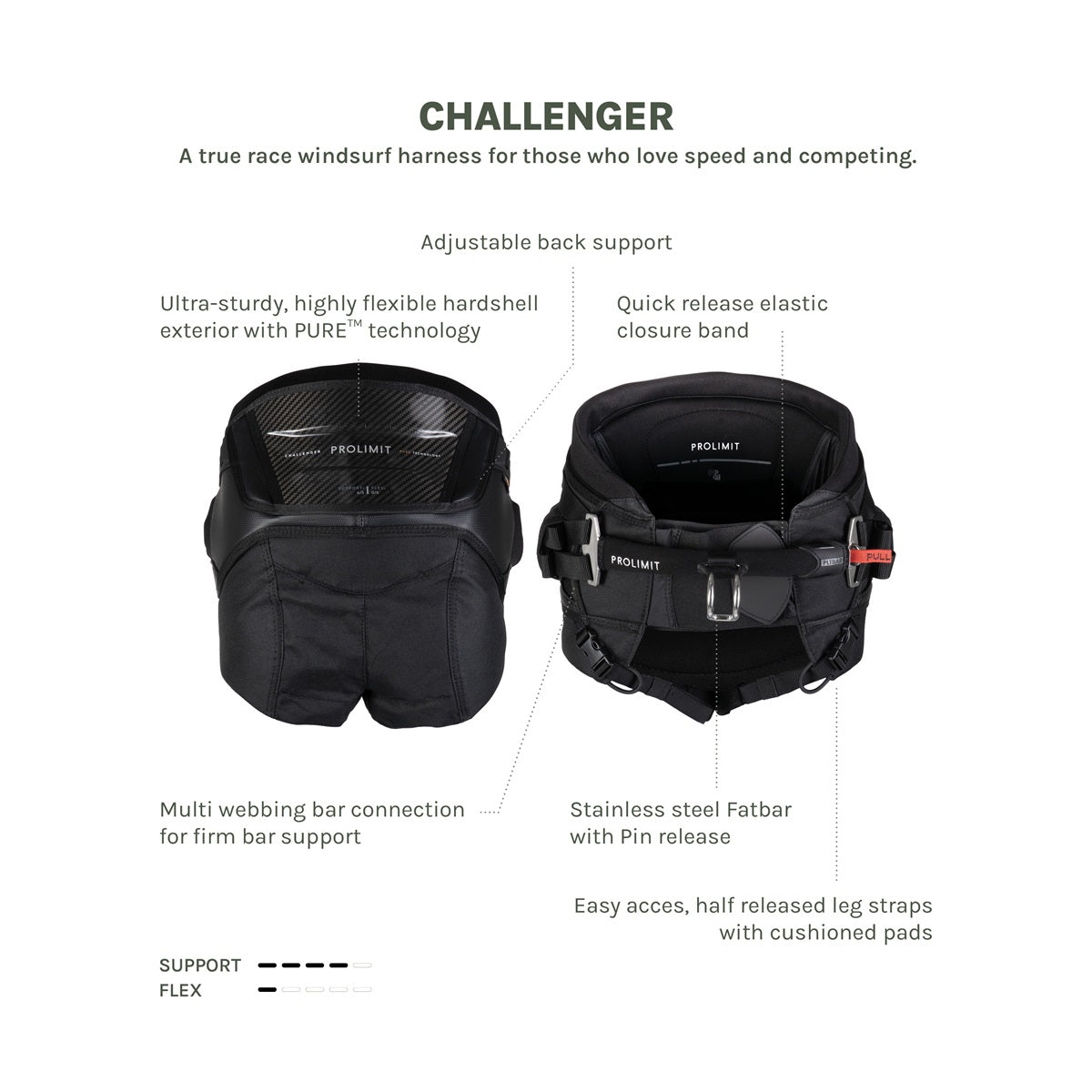 Prolimit Harness WS Seat Challenger