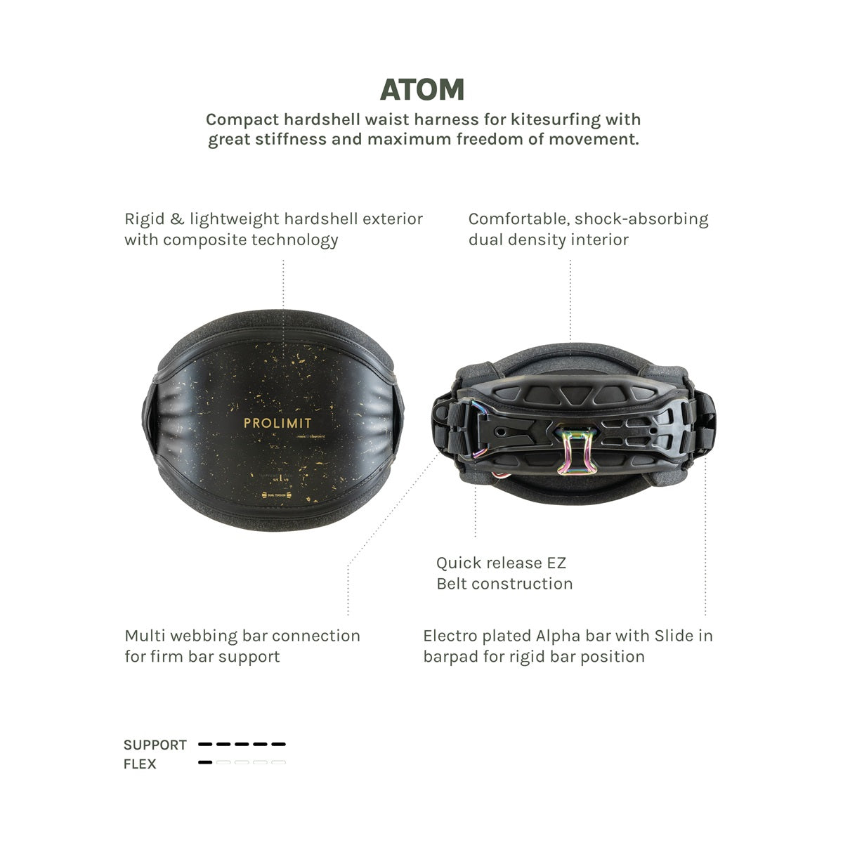Prolimit Harness Kite Waist Atom