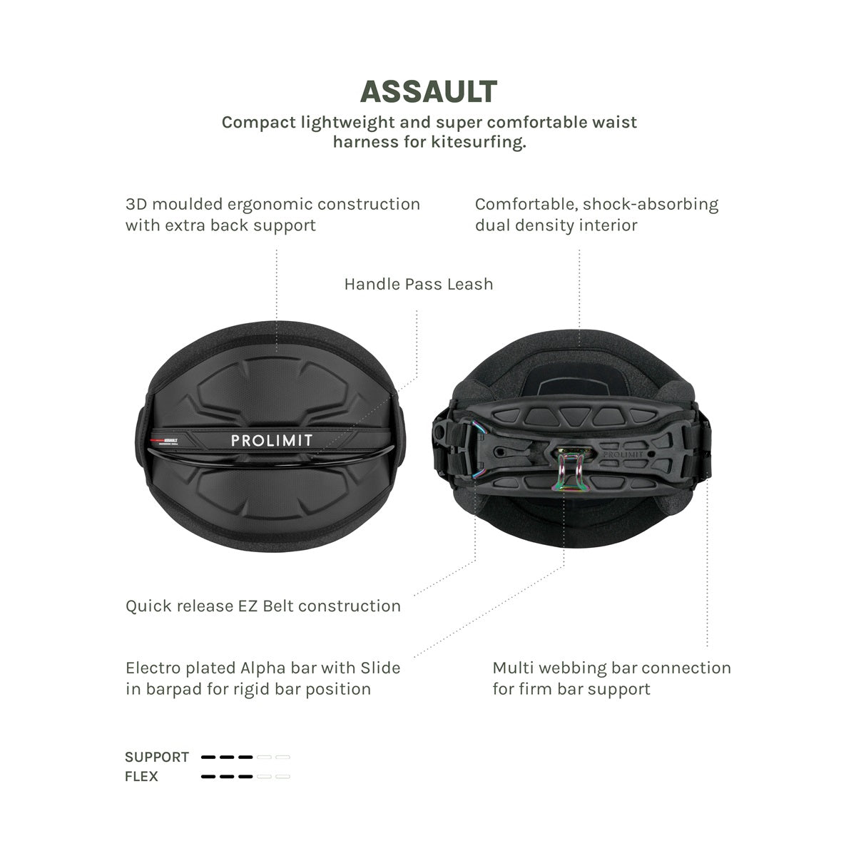Prolimit Harness Kite Waist Assault