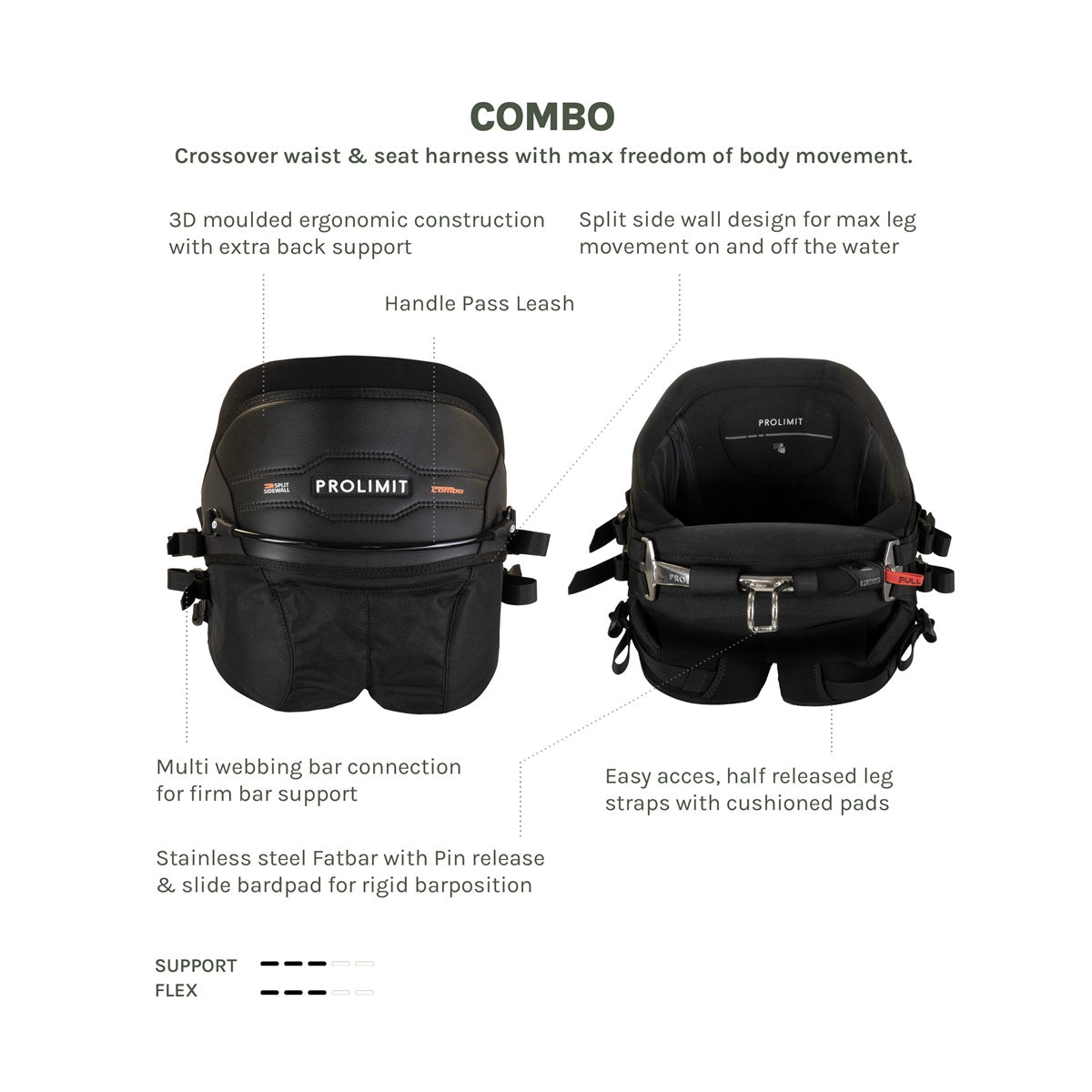 Prolimit Harness Kite Seat Combo