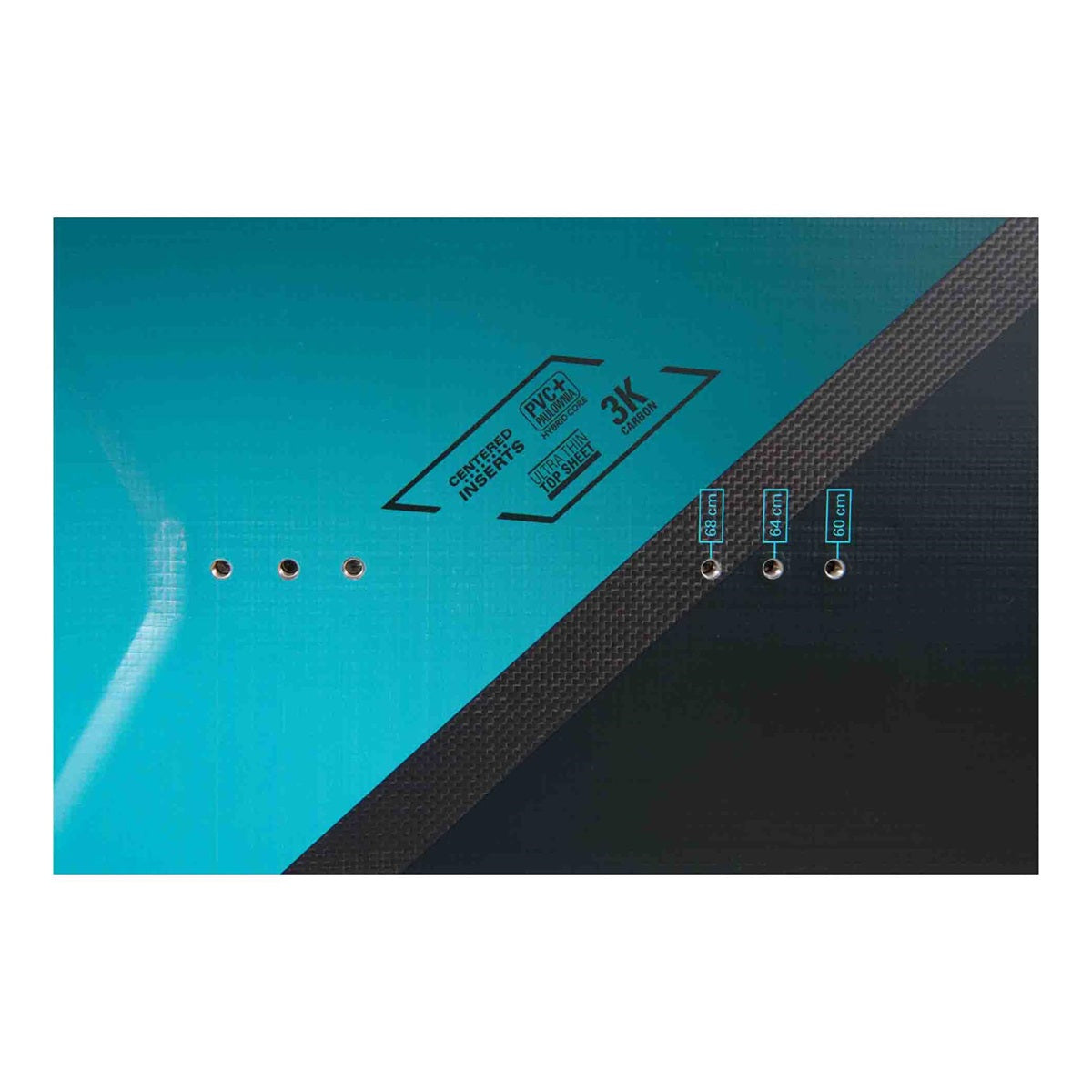 Naish 2025 Motion Nvision with G10 asymmetrical fins